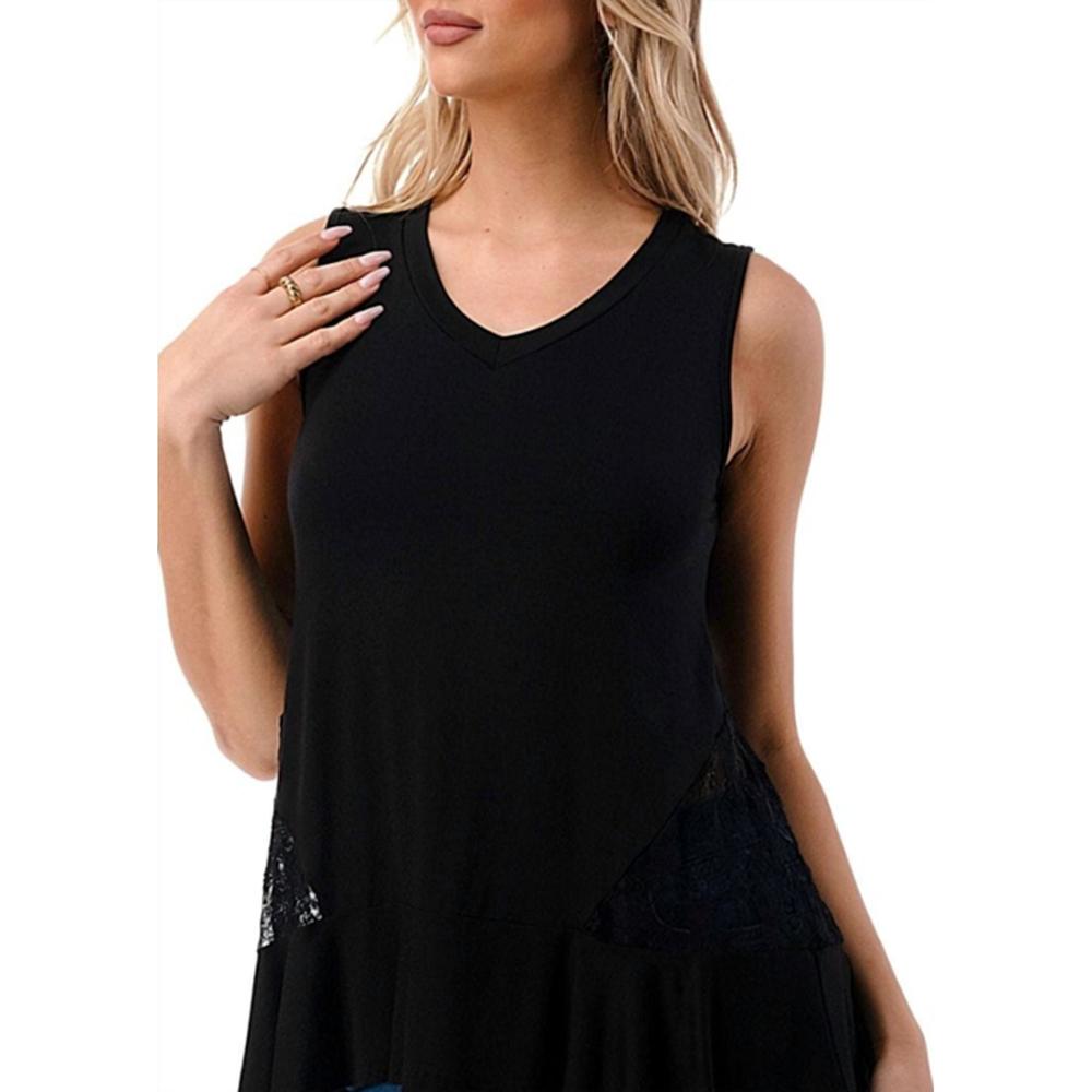 NEW VAVA jamie sleeveless top in black